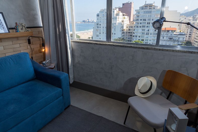 APARTAMENTO INTEIRO LOCALIZADO EM COPACABANA VISTA PARA MAR