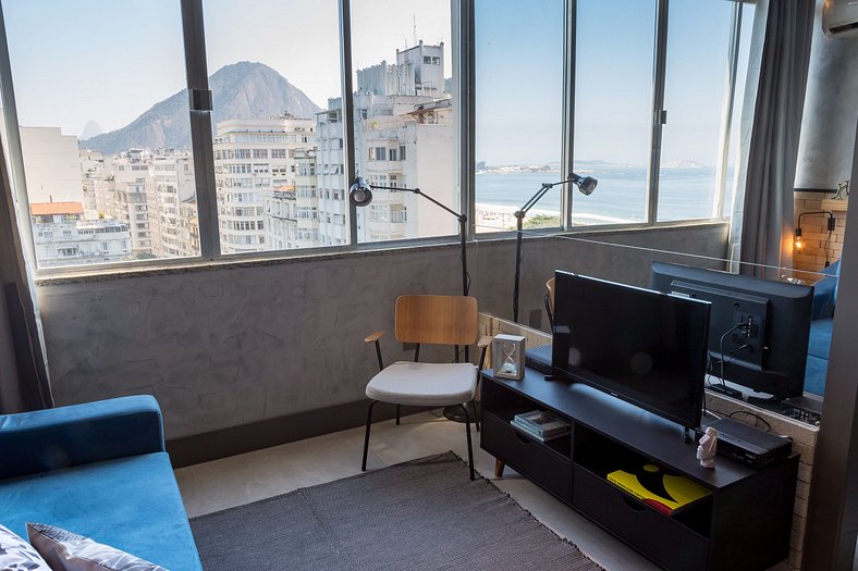 APARTAMENTO INTEIRO LOCALIZADO EM COPACABANA VISTA PARA MAR