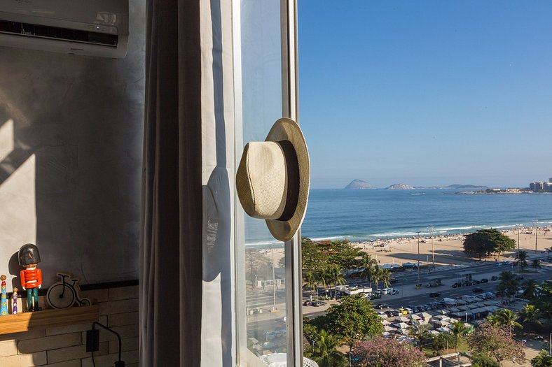 APARTAMENTO INTEIRO LOCALIZADO EM COPACABANA VISTA PARA MAR