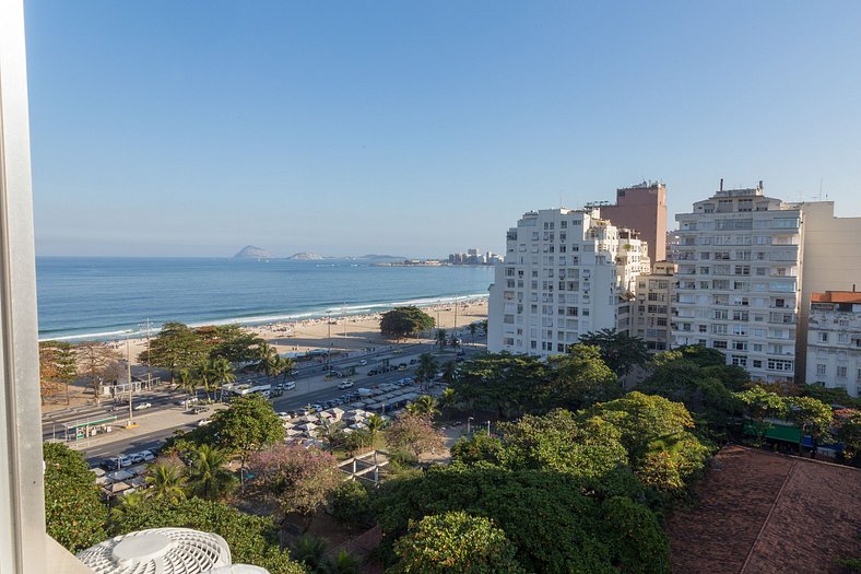 APARTAMENTO INTEIRO LOCALIZADO EM COPACABANA VISTA PARA MAR