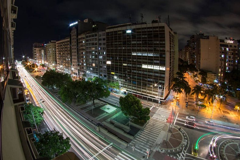 Loft Vista Mar Copacabana/Garagem/100%Climatizado