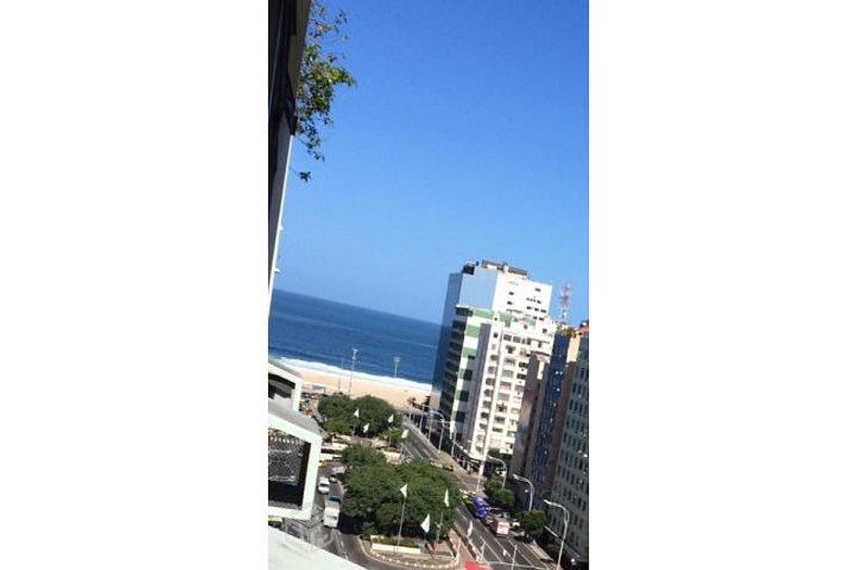 Loft Vista Mar Copacabana/Garagem/100%Climatizado