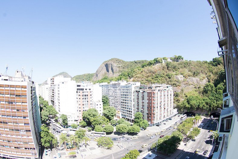 Loft Vista Mar Copacabana/Garagem/100%Climatizado